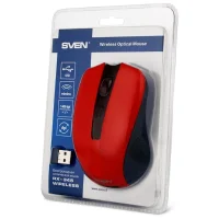 Мышь SVEN RX-345 Wireless (красный) фото 4